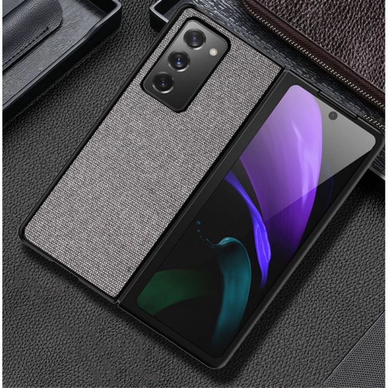 Kuori Samsung Galaxy Z Fold 2 Harmaa Musta Kangashybridi