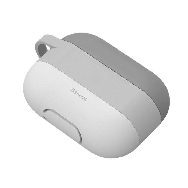 Kuori AirPods Pro Harmaa Pilvityyli Baseus-Karabiinilla