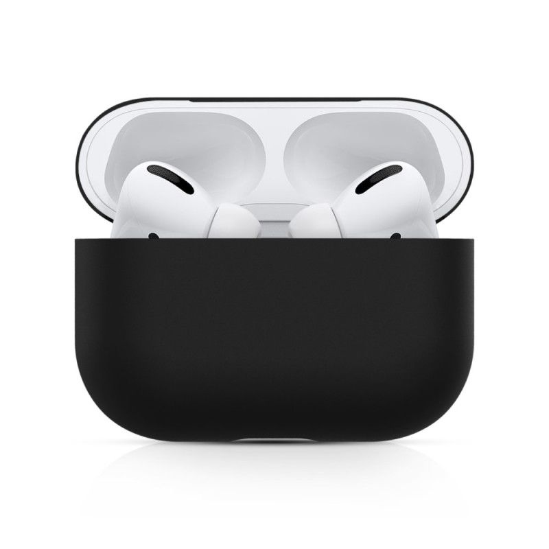 Kuori AirPods Pro Valkoinen Musta Klassinen Joustava Silikoni Suojakuori