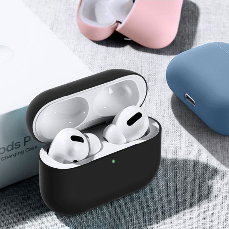 Kuori AirPods Pro Valkoinen Musta Klassinen Joustava Silikoni Suojakuori