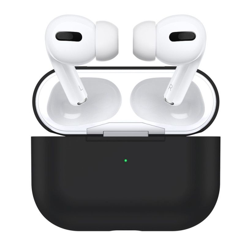 Kuori AirPods Pro Valkoinen Musta Klassinen Silikoni Suojakuori