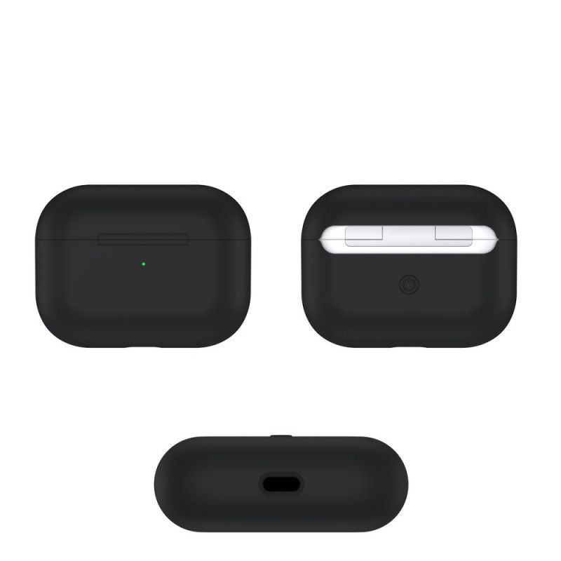 Kuori AirPods Pro Valkoinen Musta Klassinen Silikoni Suojakuori