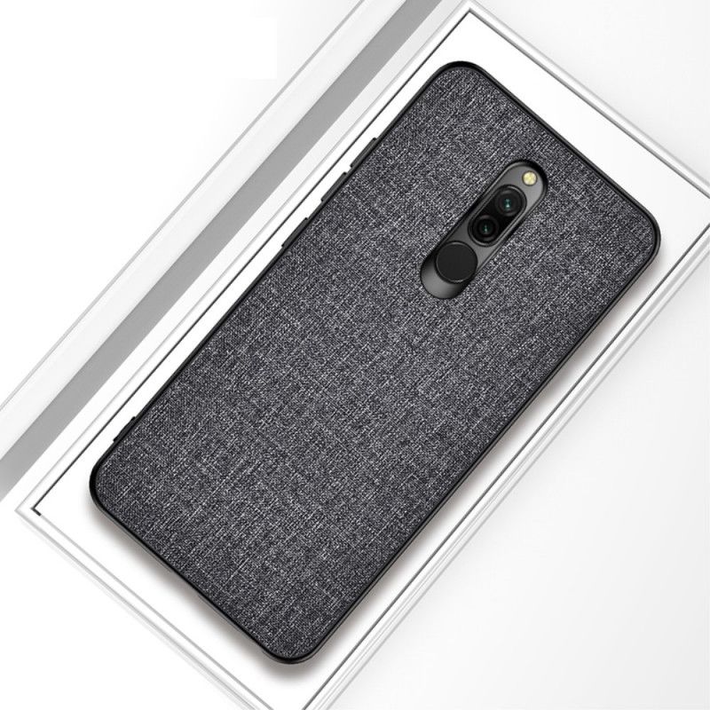 Case Kuoret Xiaomi Redmi 8 Harmaa Musta Puhelinkuoret Hybridikankaan Muotoilu