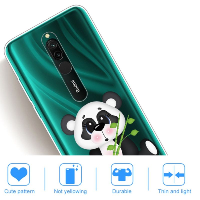 Case Kuoret Xiaomi Redmi 8 Puhelinkuoret Läpinäkyvä Surullinen Panda