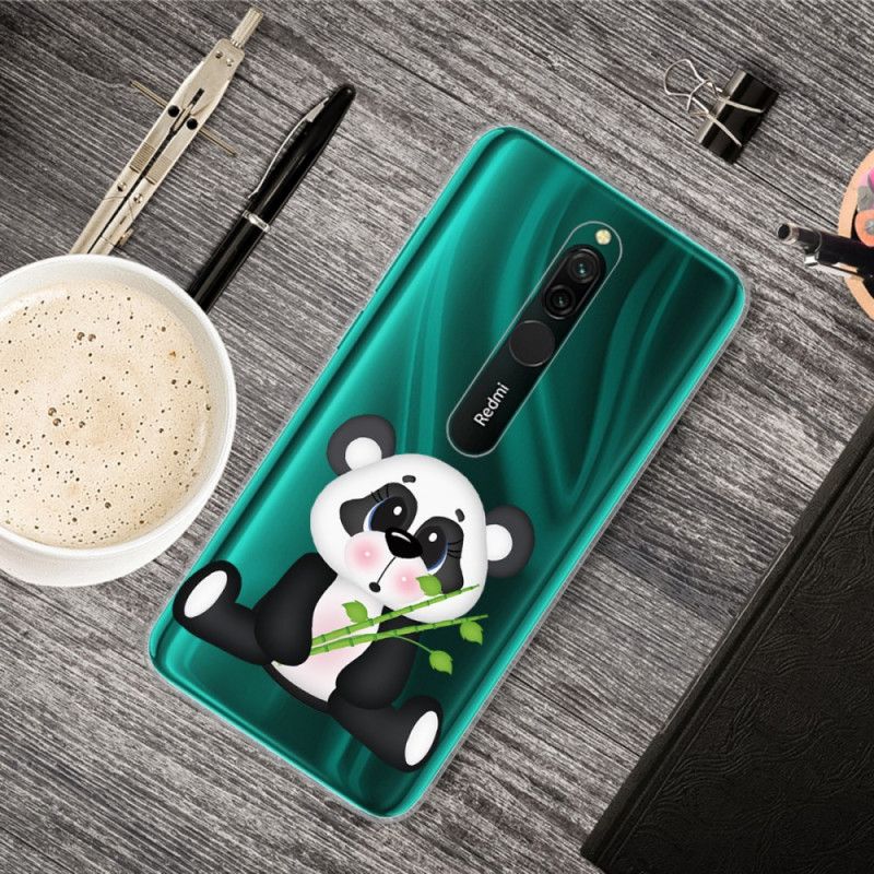 Case Kuoret Xiaomi Redmi 8 Puhelinkuoret Läpinäkyvä Surullinen Panda