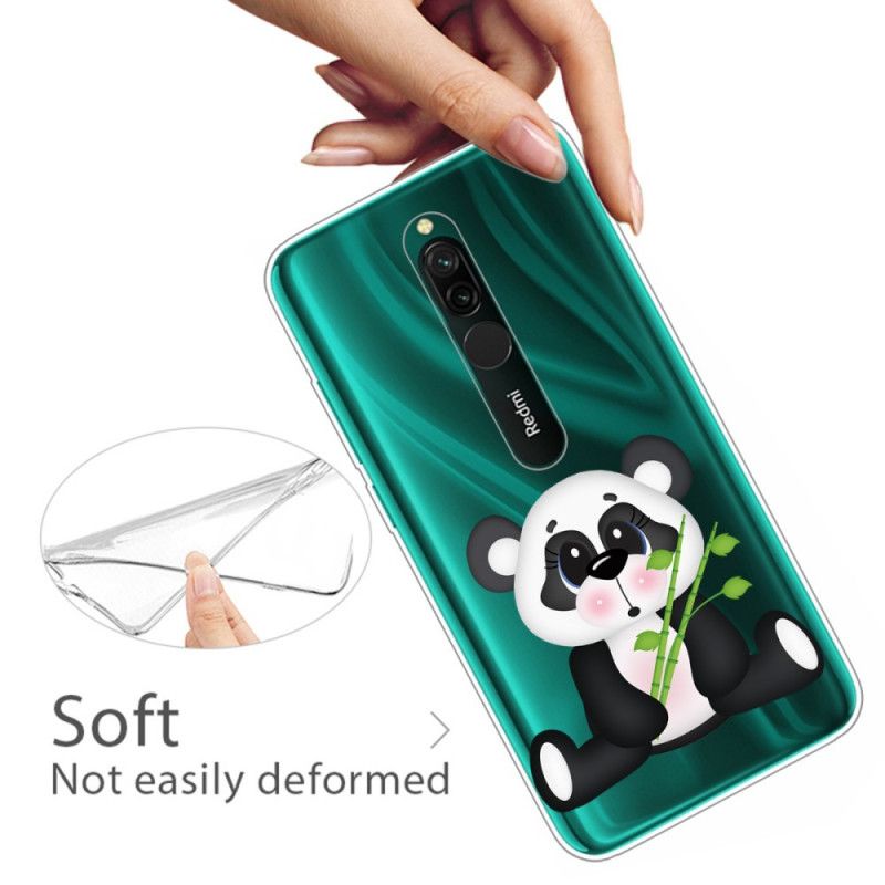 Case Kuoret Xiaomi Redmi 8 Puhelinkuoret Läpinäkyvä Surullinen Panda