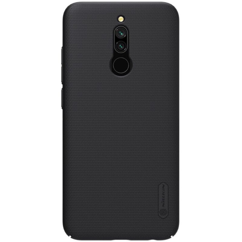 Case Kuoret Xiaomi Redmi 8 Syaani Musta Puhelinkuoret Jäykkä Himmeä Nillkin