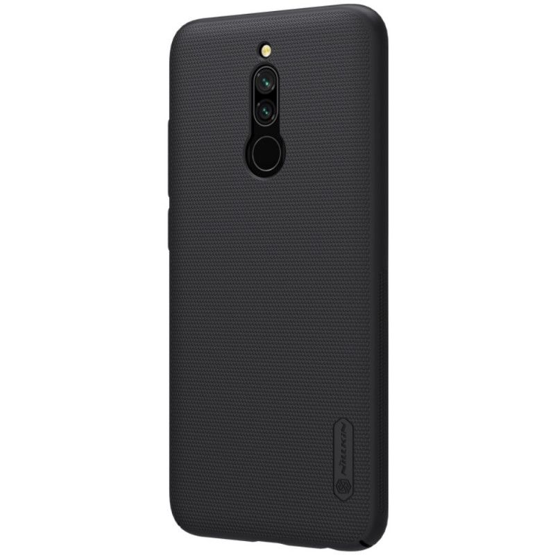 Case Kuoret Xiaomi Redmi 8 Syaani Musta Puhelinkuoret Jäykkä Himmeä Nillkin