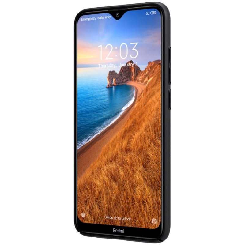 Case Kuoret Xiaomi Redmi 8 Syaani Musta Puhelinkuoret Jäykkä Himmeä Nillkin