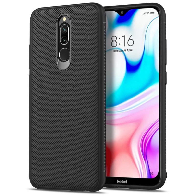 Case Kuoret Xiaomi Redmi 8 Tummansininen Musta Puhelinkuoret Jazz-Sarja Twill