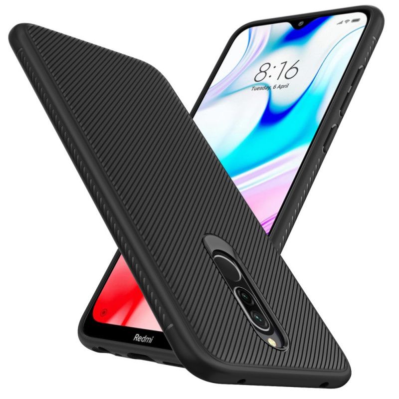 Case Kuoret Xiaomi Redmi 8 Tummansininen Musta Puhelinkuoret Jazz-Sarja Twill