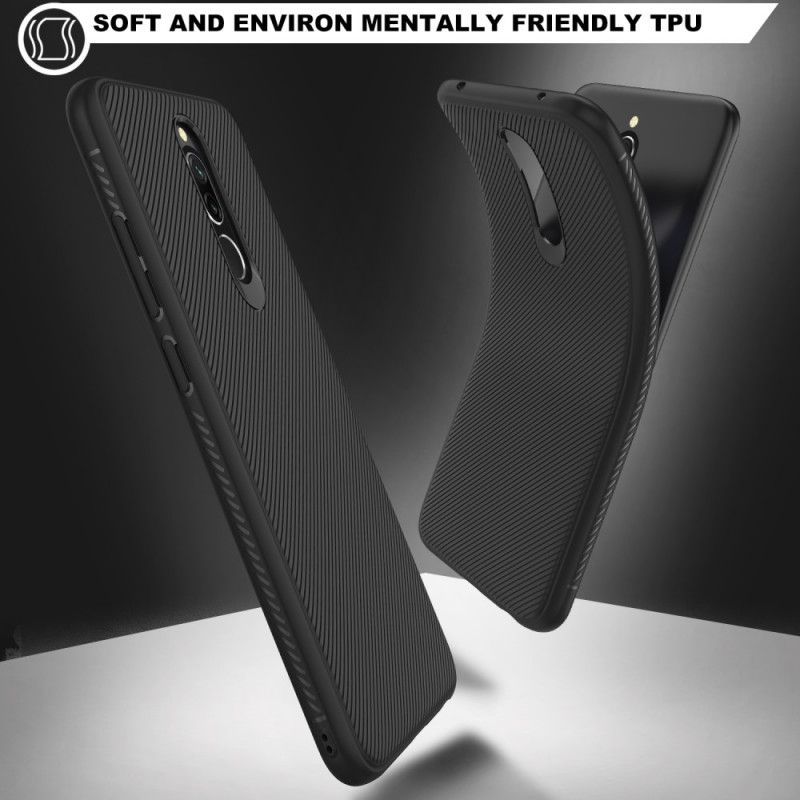 Case Kuoret Xiaomi Redmi 8 Tummansininen Musta Puhelinkuoret Jazz-Sarja Twill