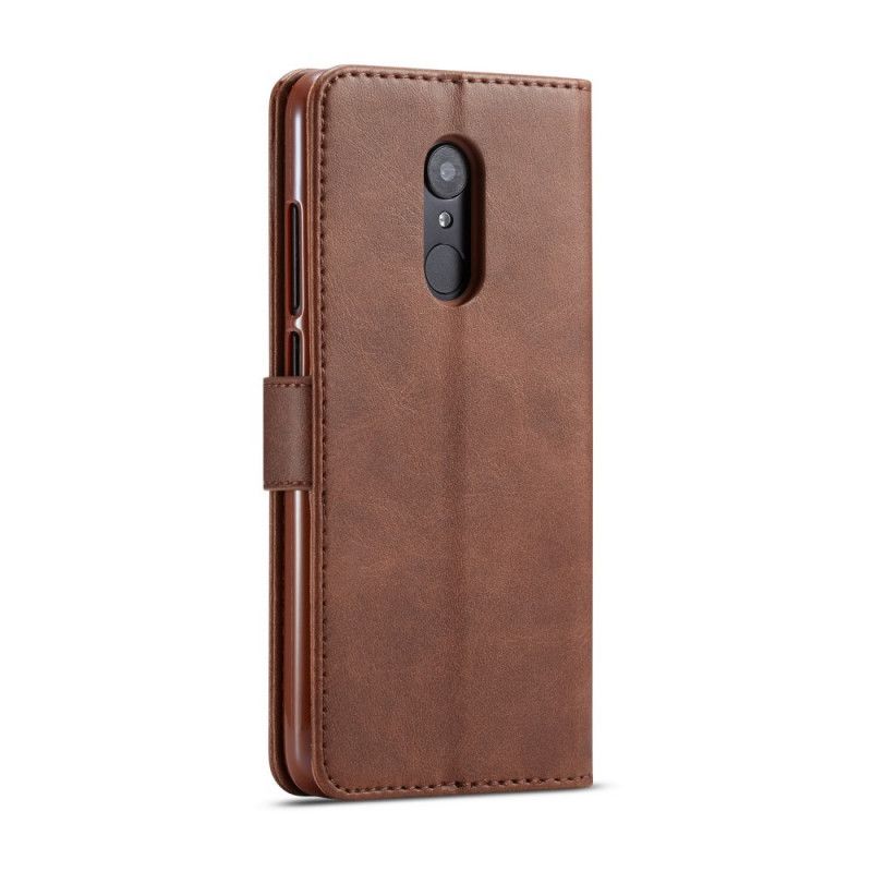 Flip Case Xiaomi Redmi 8 Harmaa Musta Lc.Imeeke Nahkaefekti