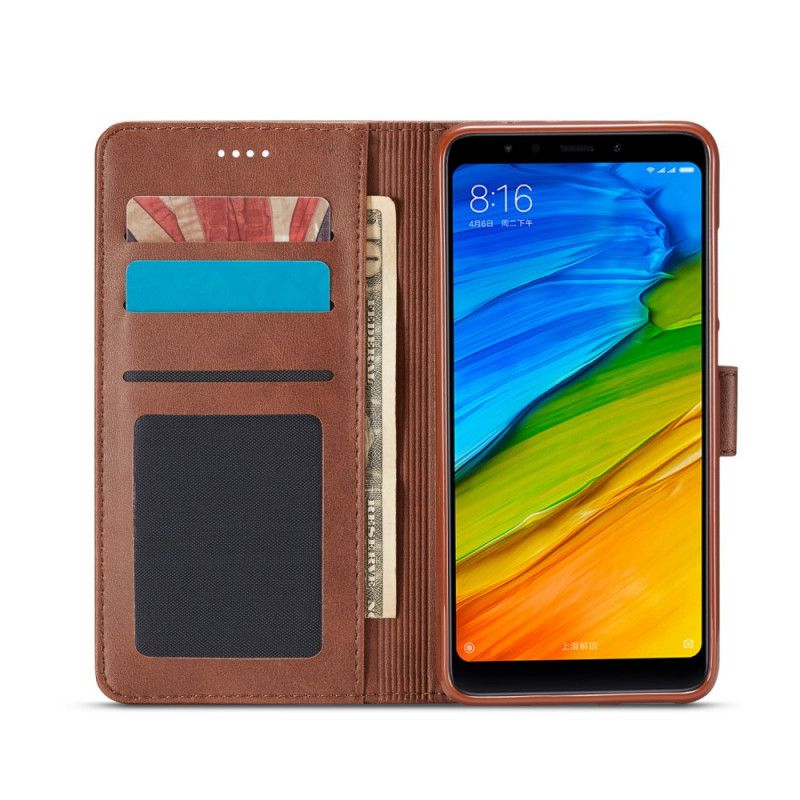 Flip Case Xiaomi Redmi 8 Harmaa Musta Lc.Imeeke Nahkaefekti