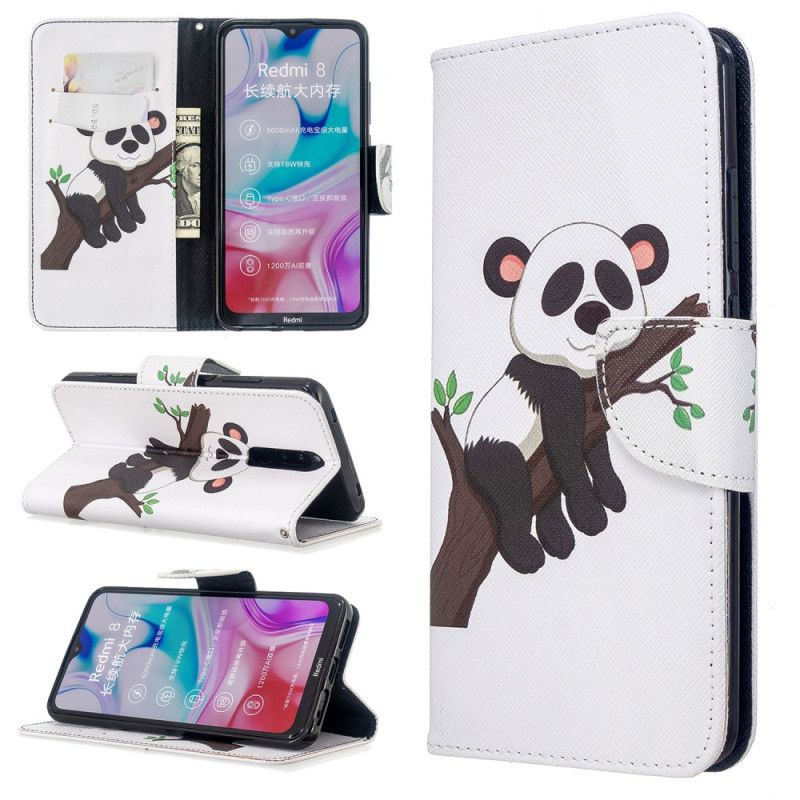 Flip Case Xiaomi Redmi 8 Laiska Panda