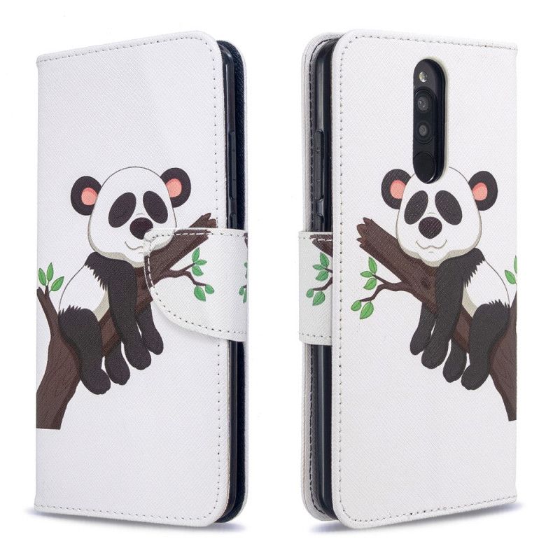 Flip Case Xiaomi Redmi 8 Laiska Panda