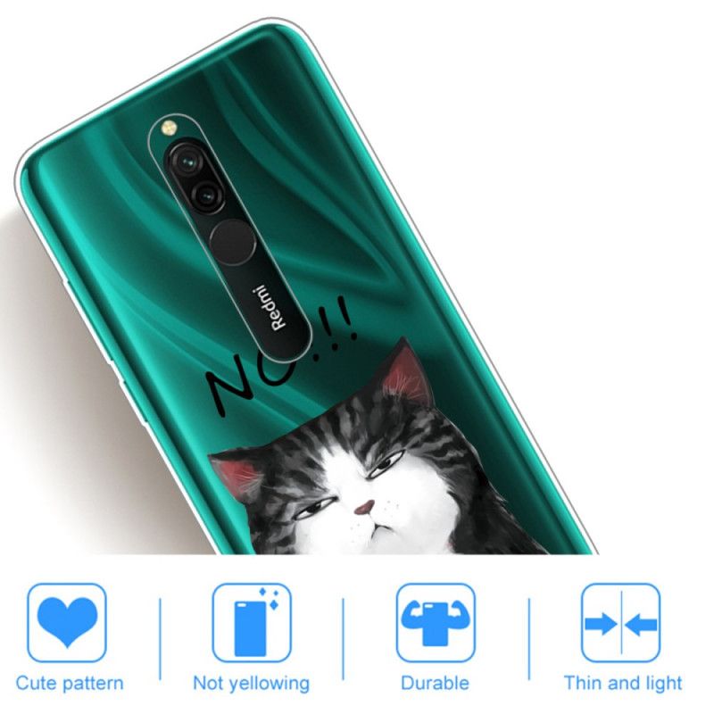 Kuori Xiaomi Redmi 8 Kissa. Joka Sanoo Ei Suojakuori