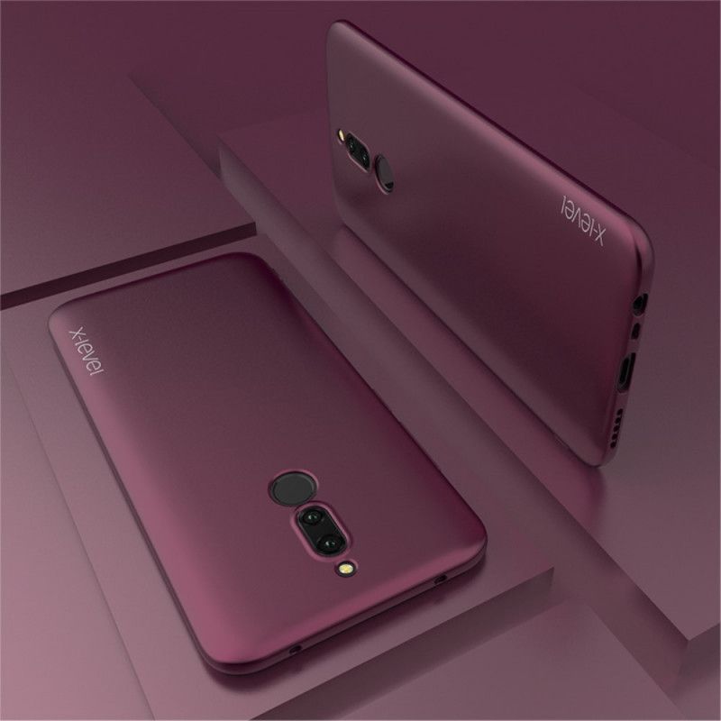 Kuori Xiaomi Redmi 8 Tummanpunainen Musta Pehmeä Huoltajasarja