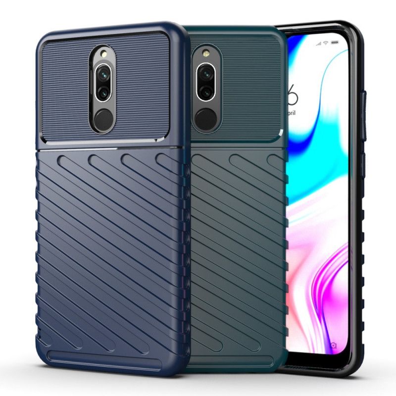 Kuori Xiaomi Redmi 8 Vihreä Musta Ukkosarja Suojakuori