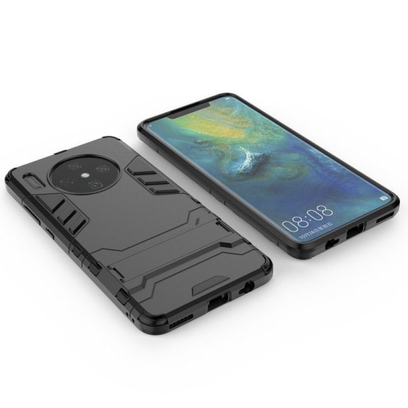 Case Kuoret Huawei Mate 30 Punainen Musta Puhelinkuoret Erittäin Kestävä