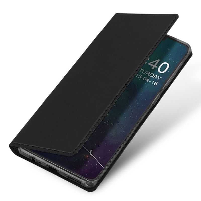 Flip Kotelot Huawei Mate 30 Tummansininen Musta Skin Pro -Sarja Dux Ducis