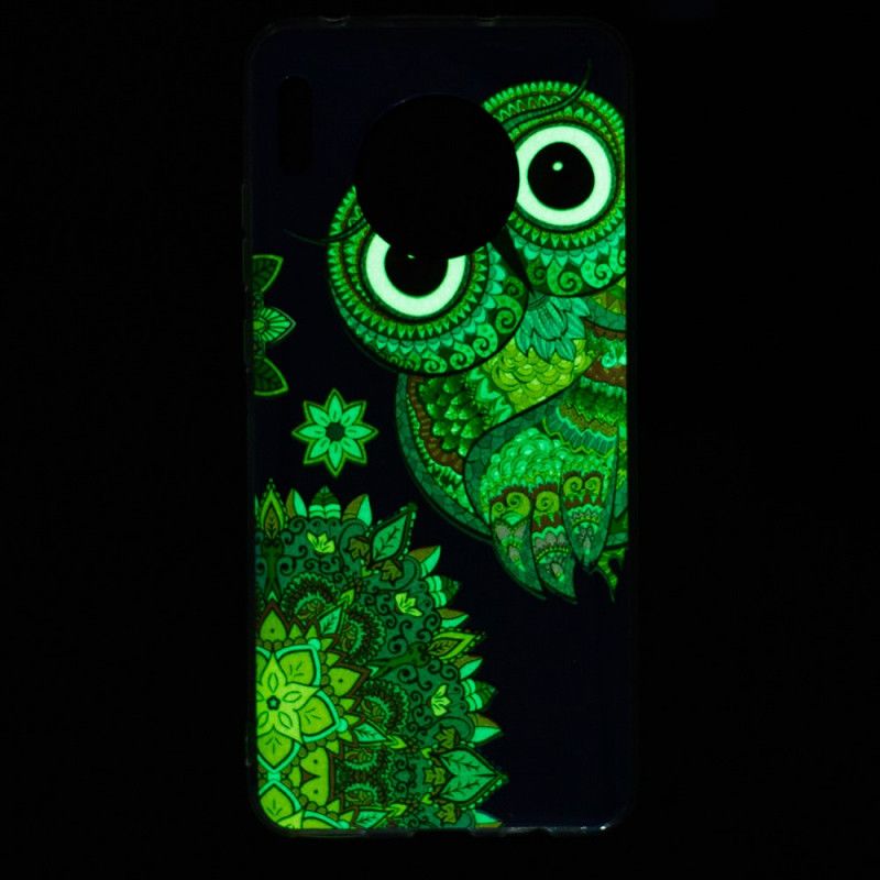 Kuori Huawei Mate 30 Fluoresoiva Mandalapöllö