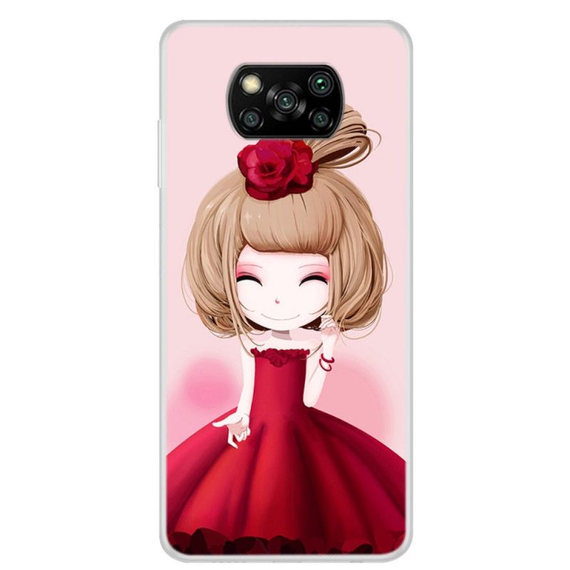 Kuori Xiaomi Poco X3 Manga-Nainen