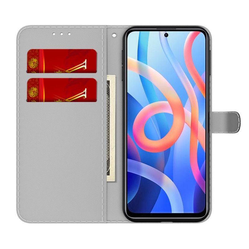 Flip Kotelot Xiaomi Redmi Note 11 / Poco M4 Pro 5g Abstrakti Kuvio