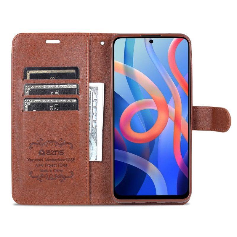 Flip Kotelot Xiaomi Redmi Note 11 / Poco M4 Pro 5g Azns Faux Leather