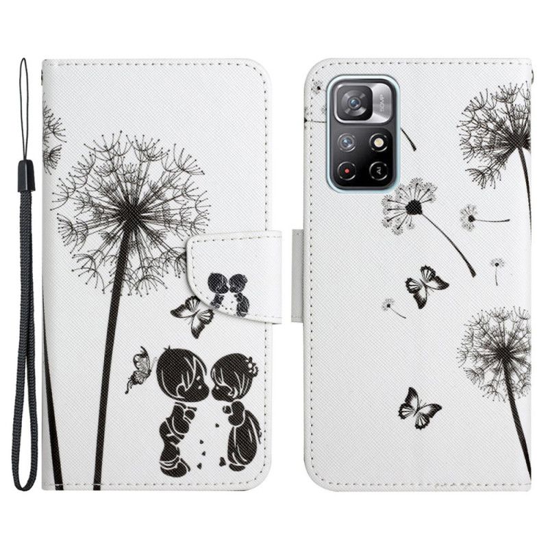 Flip Kotelot Xiaomi Redmi Note 11 / Poco M4 Pro 5g Baby Love Dandelion