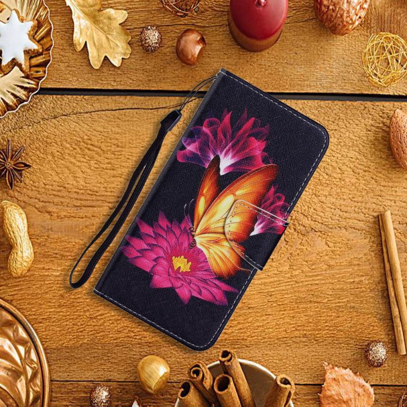 Flip Kotelot Xiaomi Redmi Note 11 / Poco M4 Pro 5g Butterfly And Lotus