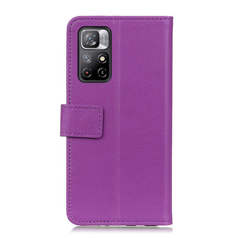 Flip Kotelot Xiaomi Redmi Note 11 / Poco M4 Pro 5g Classic Faux Leather