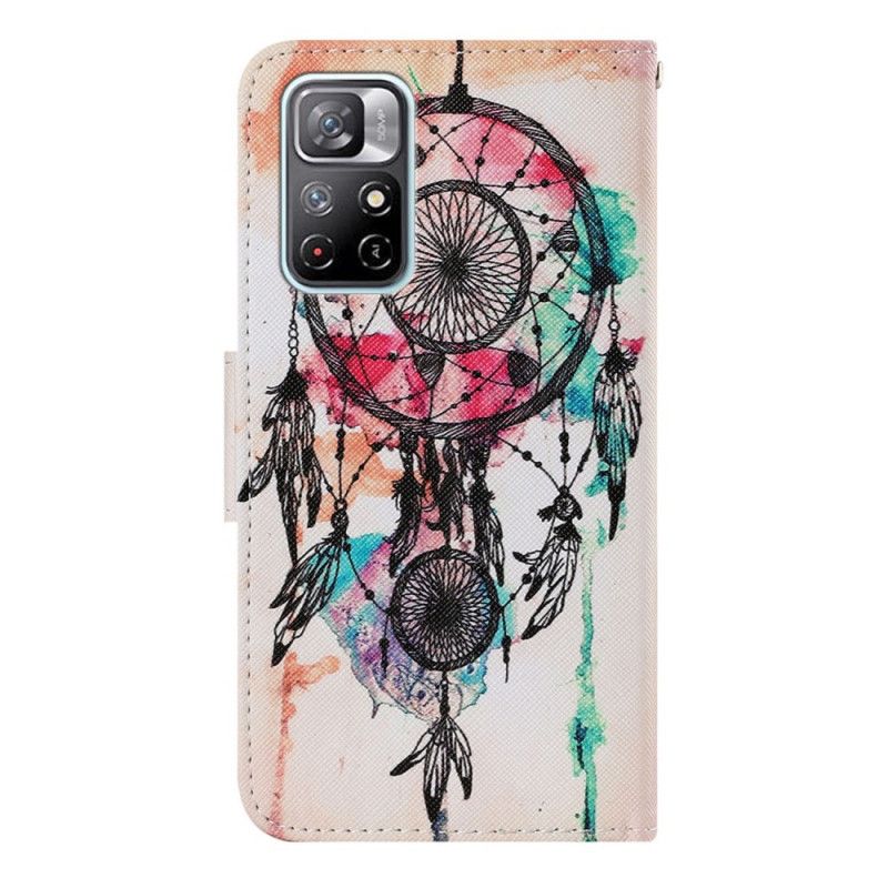 Flip Kotelot Xiaomi Redmi Note 11 / Poco M4 Pro 5g Dream Catcher Akvarelli Suojakuori