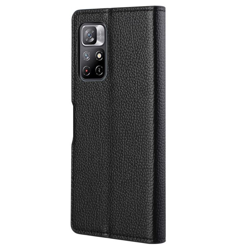 Flip Kotelot Xiaomi Redmi Note 11 / Poco M4 Pro 5g Litchi Grain Leather Effect