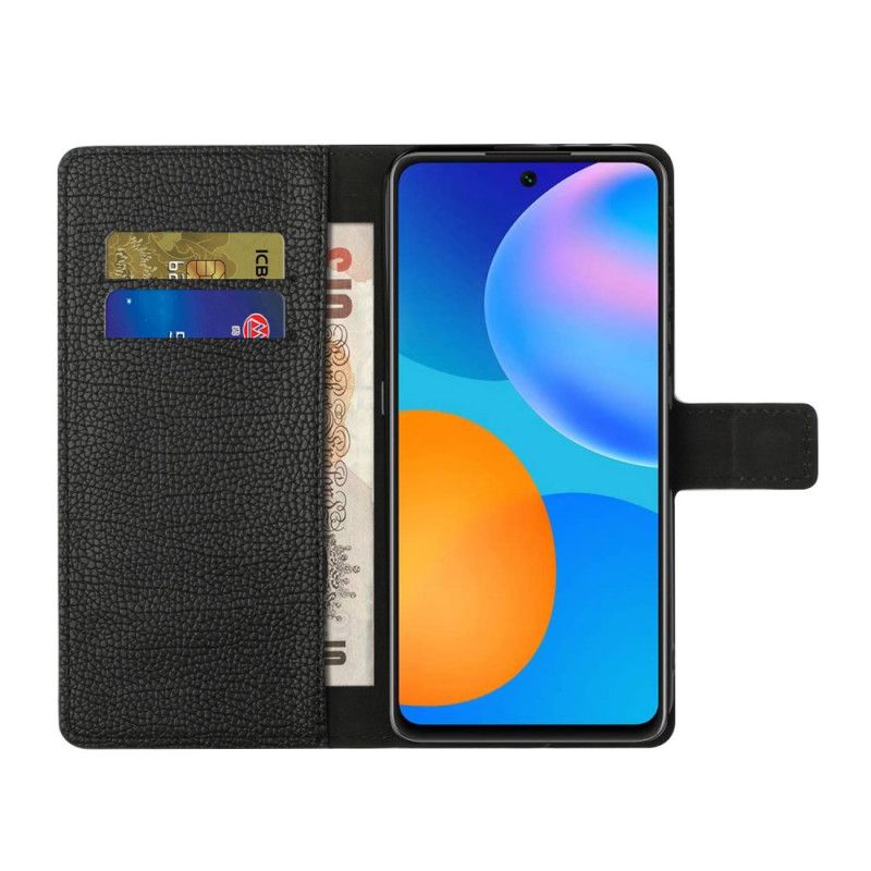 Flip Kotelot Xiaomi Redmi Note 11 / Poco M4 Pro 5g Litchi Grain Leather Effect