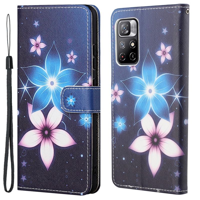 Flip Kotelot Xiaomi Redmi Note 11 / Poco M4 Pro 5g Lunar Strappy Flowers Suojakuori