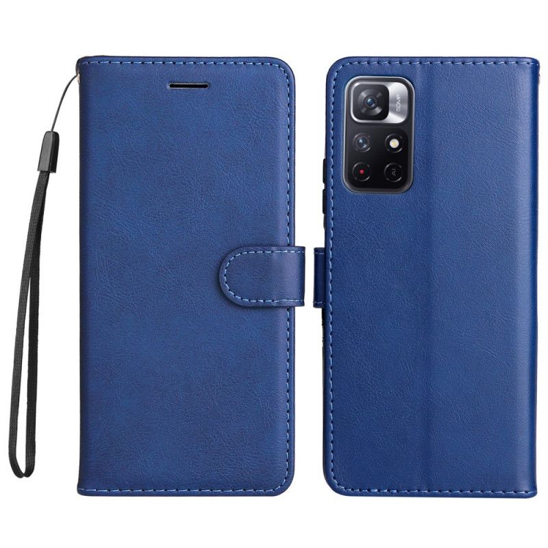 Flip Kotelot Xiaomi Redmi Note 11 / Poco M4 Pro 5g Matte Leather Effect Strappy