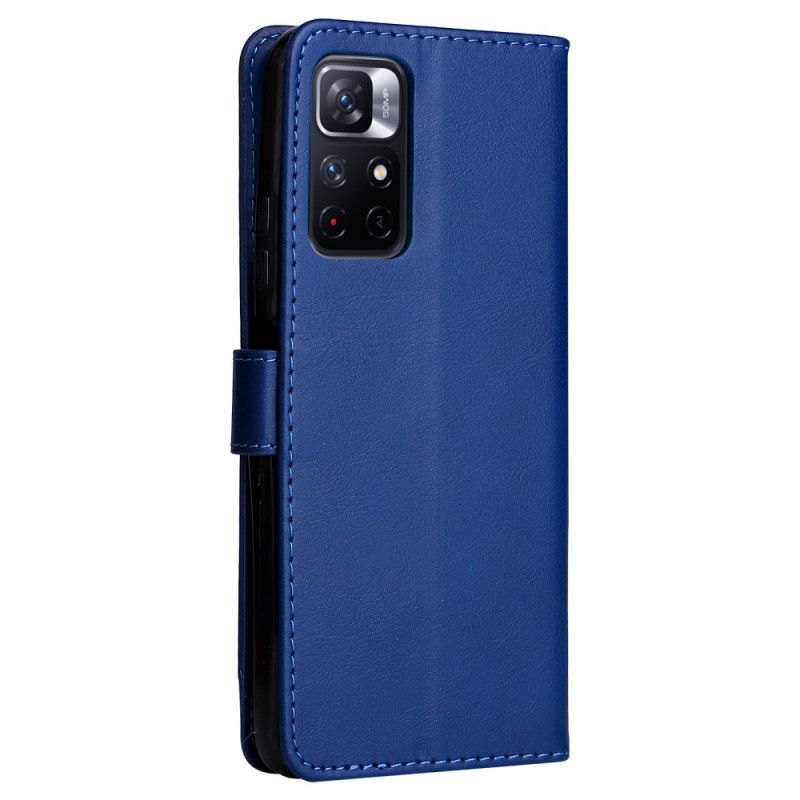 Flip Kotelot Xiaomi Redmi Note 11 / Poco M4 Pro 5g Matte Leather Effect Strappy