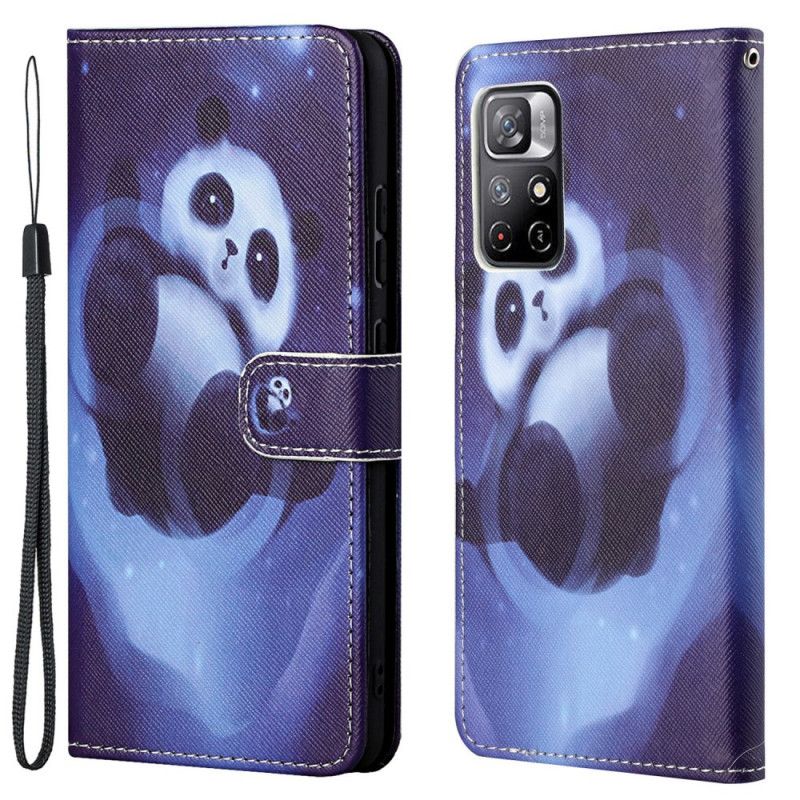 Flip Kotelot Xiaomi Redmi Note 11 / Poco M4 Pro 5g Panda Space Strappy