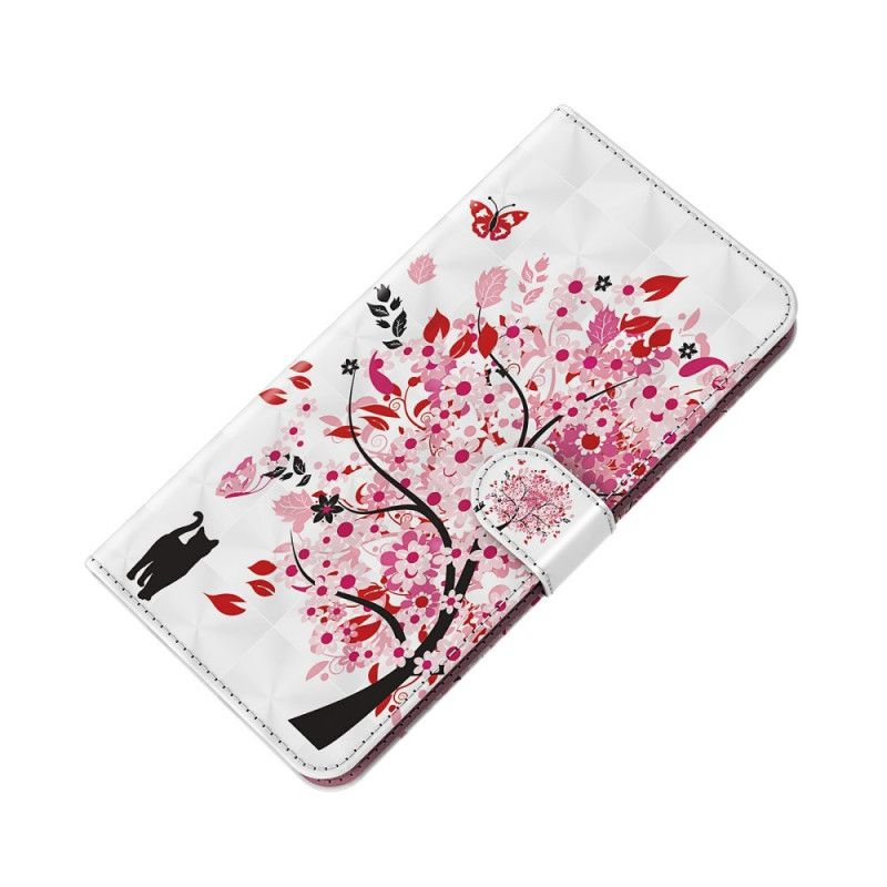 Flip Kotelot Xiaomi Redmi Note 11 / Poco M4 Pro 5g Pink Tree