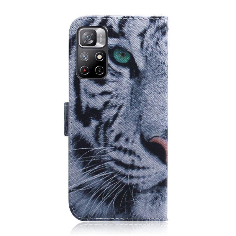 Flip Kotelot Xiaomi Redmi Note 11 / Poco M4 Pro 5g Tiger Face