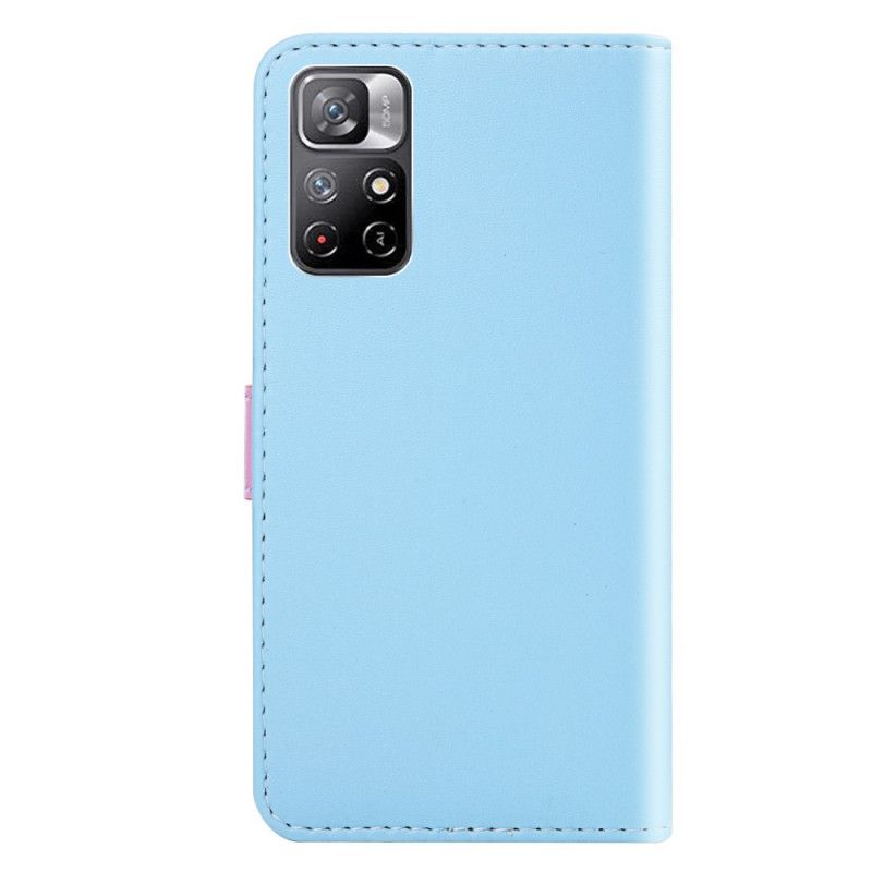 Flip Kotelot Xiaomi Redmi Note 11 / Poco M4 Pro 5g Tricolor Leather Effect