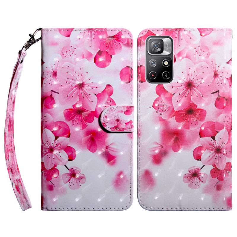 Kotelot Xiaomi Redmi Note 11 / Poco M4 Pro 5g Pink Flowers