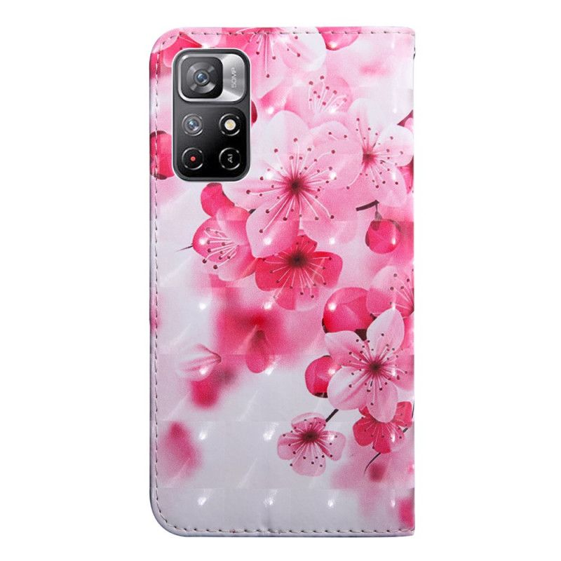 Kotelot Xiaomi Redmi Note 11 / Poco M4 Pro 5g Pink Flowers