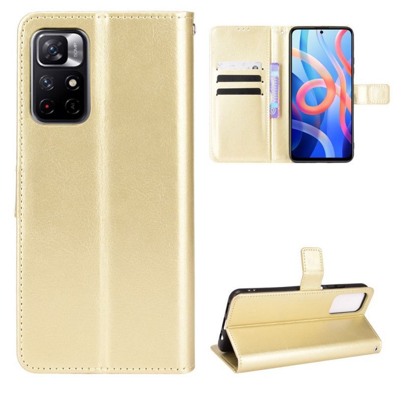 Kotelot Xiaomi Redmi Note 11 / Poco M4 Pro 5g Puhelinkuoret Flashy Faux Leather