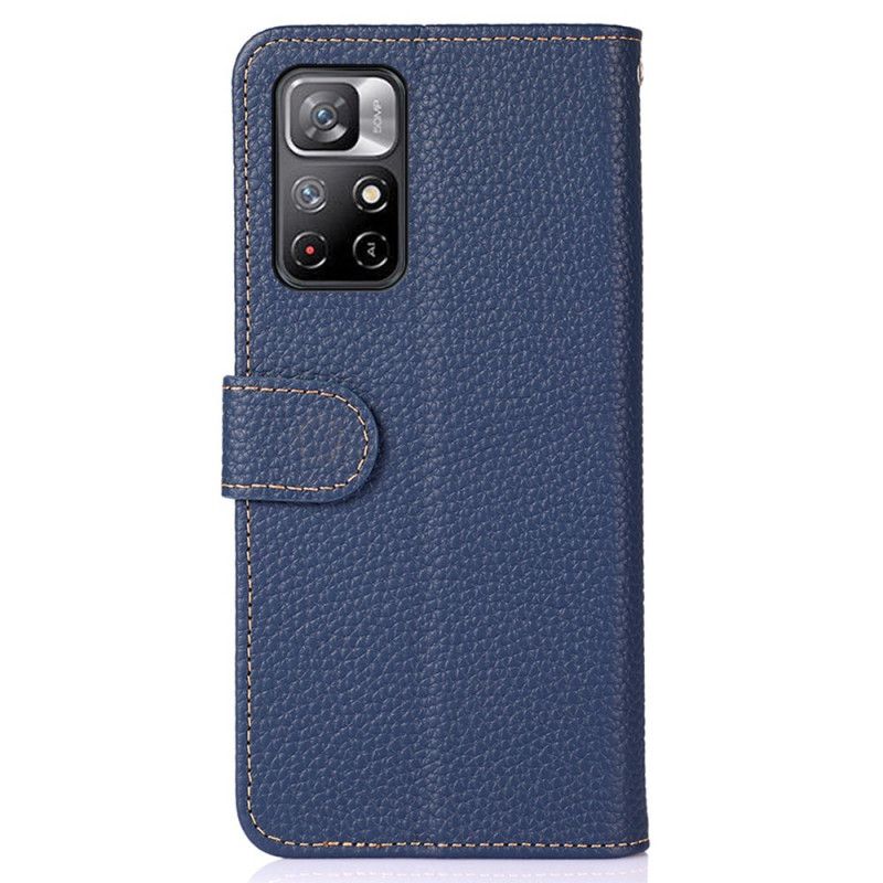 Kotelot Xiaomi Redmi Note 11 / Poco M4 Pro 5g Puhelinkuoret Khazneh Lychee Leather