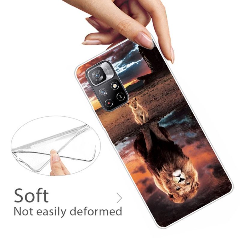 Kuori Case Xiaomi Redmi Note 11 / Poco M4 Pro 5g Puhelinkuoret Dream Of Lion Cub