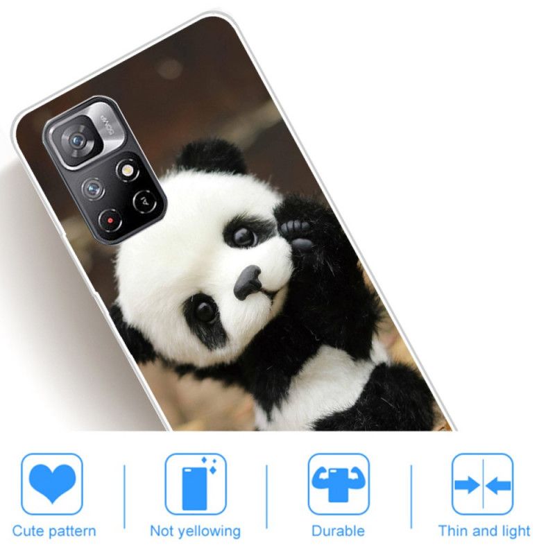 Kuori Case Xiaomi Redmi Note 11 / Poco M4 Pro 5g Puhelinkuoret Joustava Panda