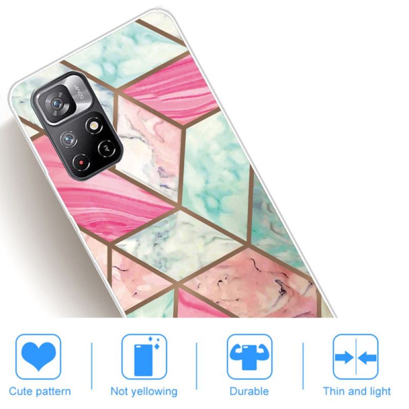 Kuori Case Xiaomi Redmi Note 11 / Poco M4 Pro 5g Puhelinkuoret Premium Marble