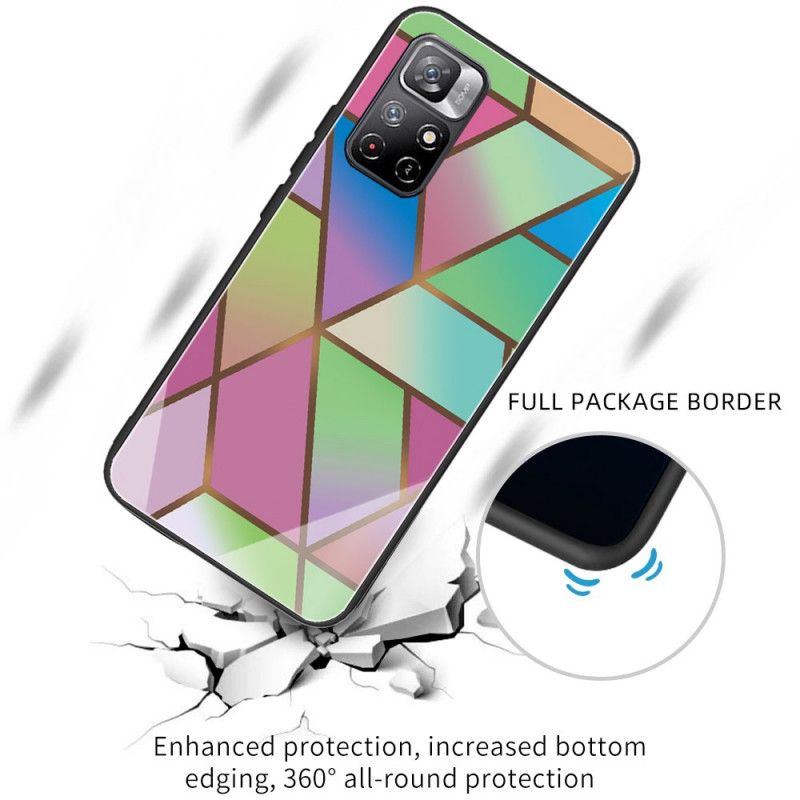 Kuori Case Xiaomi Redmi Note 11 / Poco M4 Pro 5g Puhelinkuoret Tempered Glass Marble Design